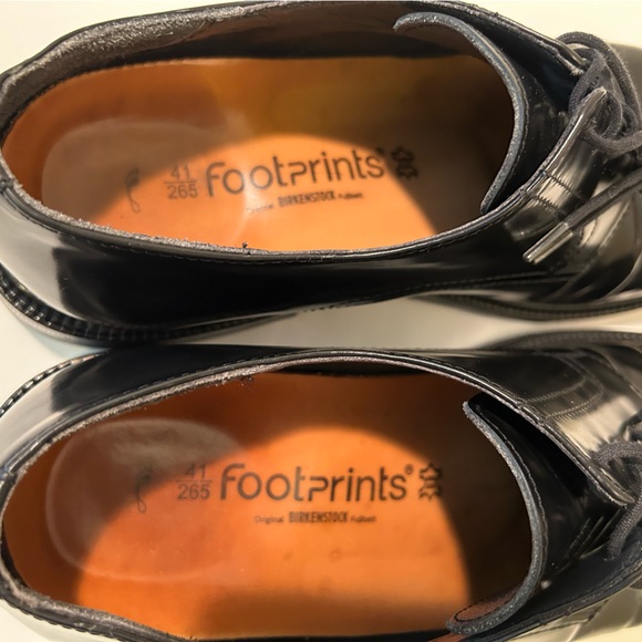 Birkenstock Footprints Black Leather Oxfords Size EU 41 - Picture 7 of 12